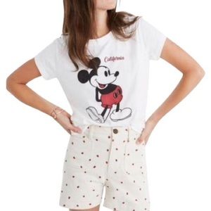 Madewell Strawberry Print Shorts size 29